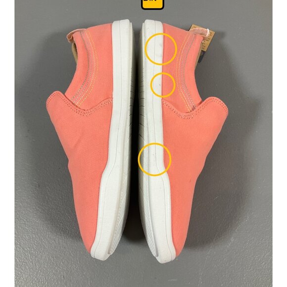 Vionic Beach Marshall Women's Canvas Slip-On Sneakers with Arch Support, Size 8M - Picture 11 of 14